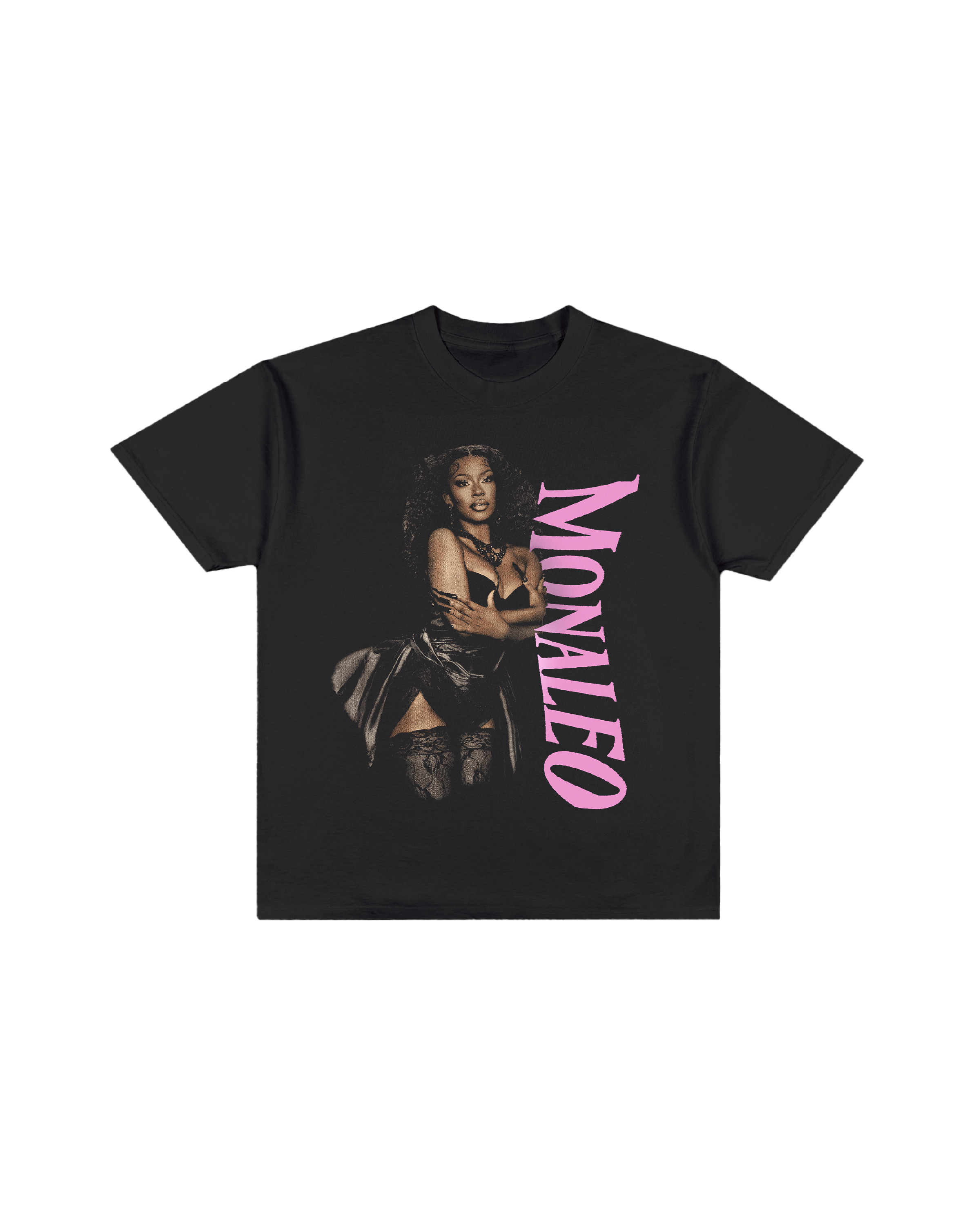 MONALEO RAP TEE (BLACK)